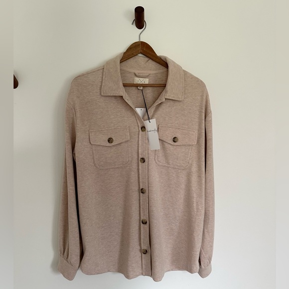Thread & Supply Tops - Thread & Supply NWT Lightweight Shacket Button Shirt